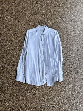 Bugatchi White Textured Dress Shirt